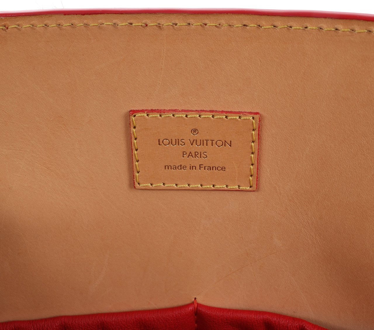 Louis Vuitton x Christian Louboutin Monogram Iconoclast Handbag in Brown x Red M41234 Divers