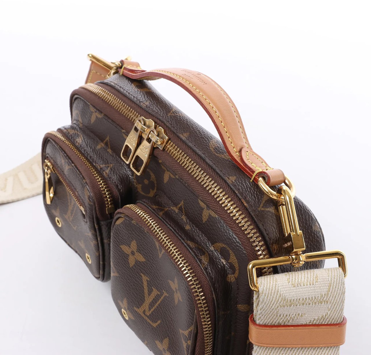 Louis Vuitton Utility Monogram Crossbody Bag in Brown M80446 Bruin