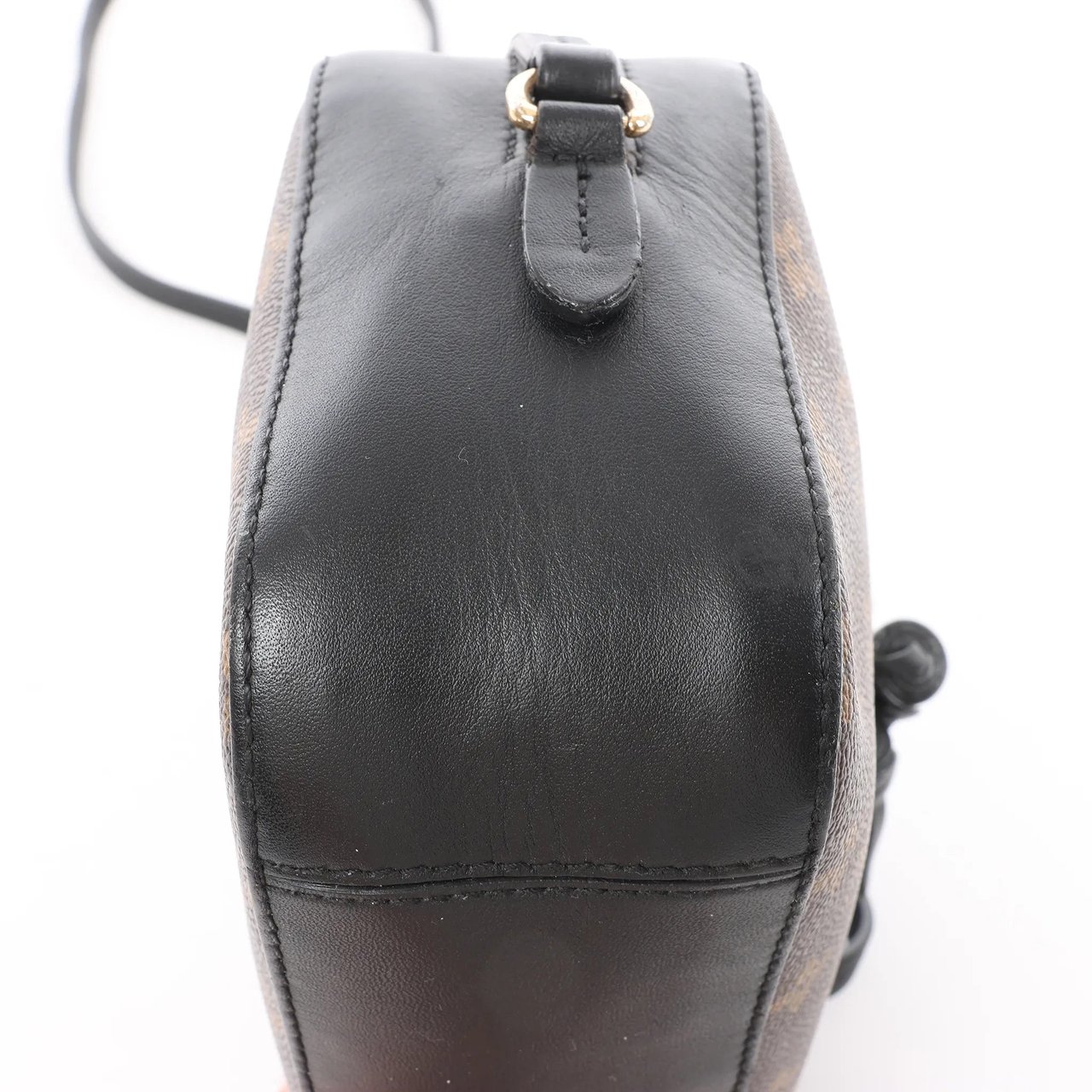Louis Vuitton Saintonge Monogram Canvas Crossbody Bag in Brown x Black M43555 Bruin