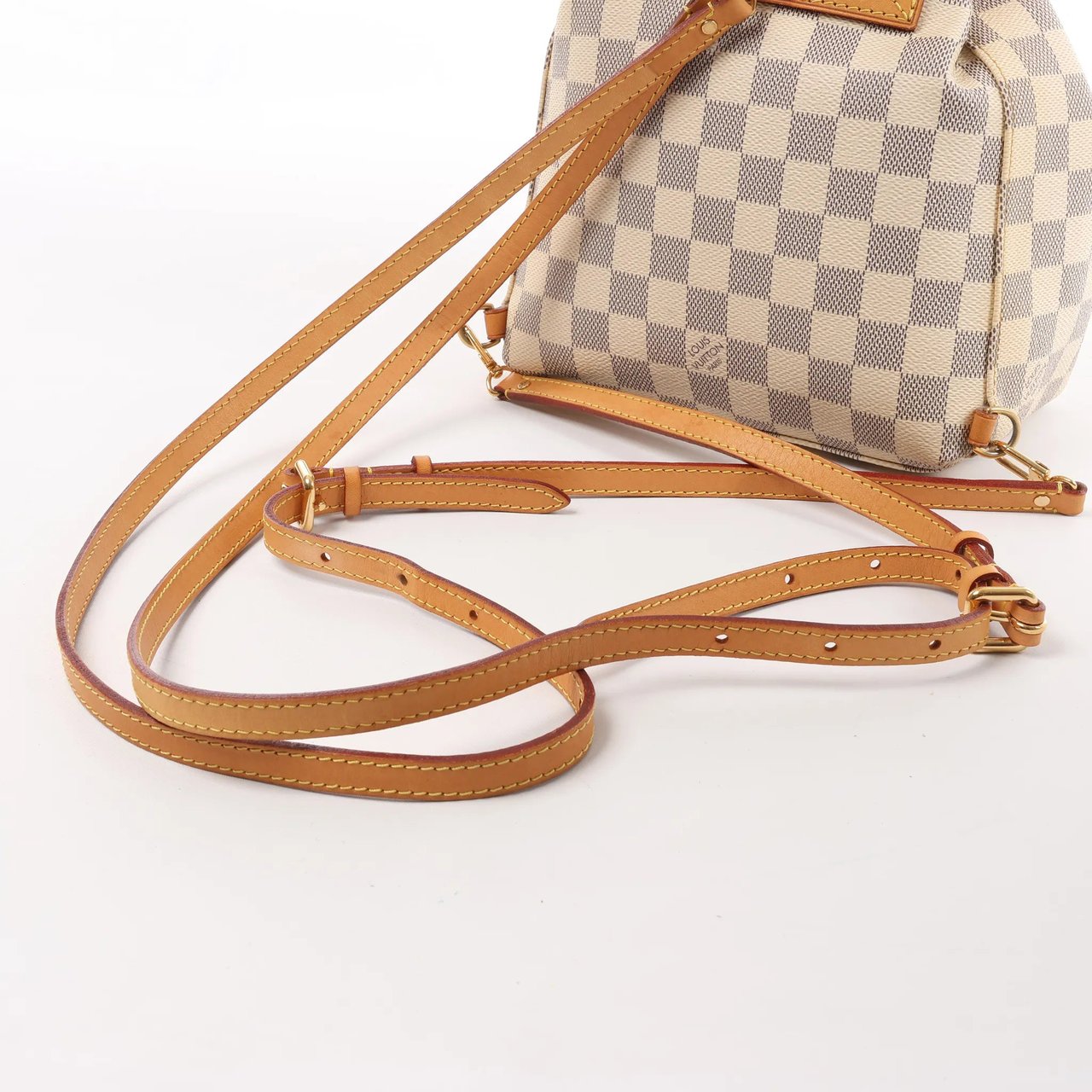 Louis Vuitton Sperone BB Damier Azur Backpack in Beige N44026 Beige