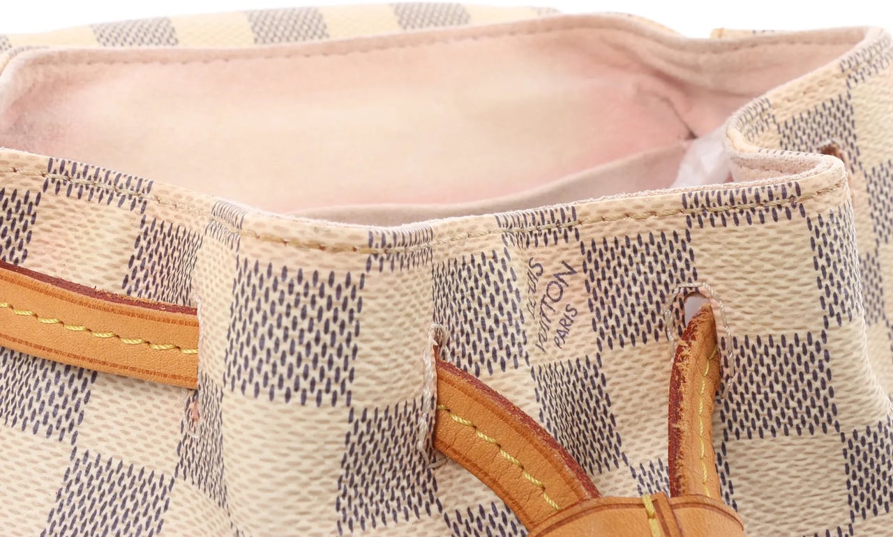 Louis Vuitton Sperone BB Damier Azur Backpack in Beige N44026 Beige