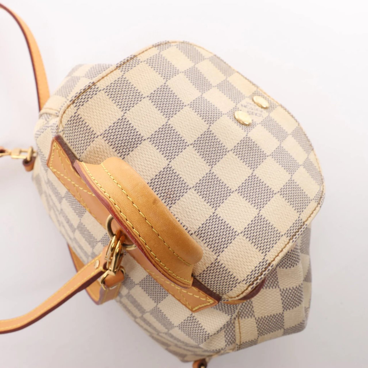 Louis Vuitton Sperone BB Damier Azur Backpack in Beige N44026 Beige