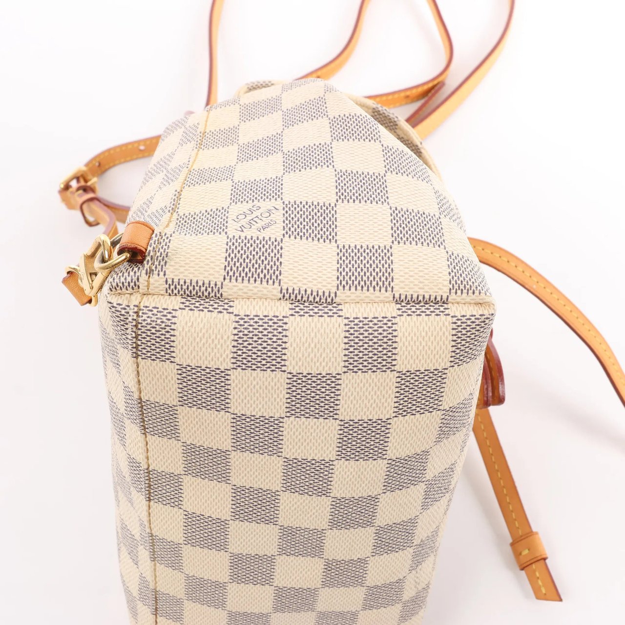 Louis Vuitton Sperone BB Damier Azur Backpack in Beige N44026 Beige