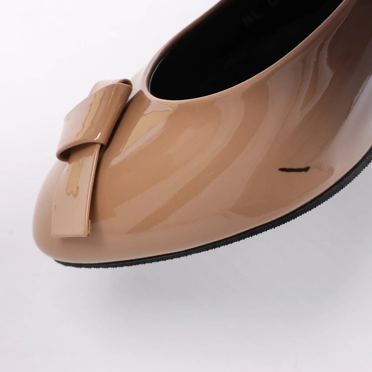 Louis Vuitton 16 years Patent Leather Heels in Black x Beige NL0186, Size EU 40 Divers