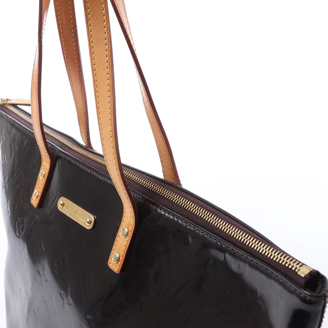 Louis Vuitton Bellevue GM Vernis Leather Shoulder Bag in Burgundy M93589 Divers