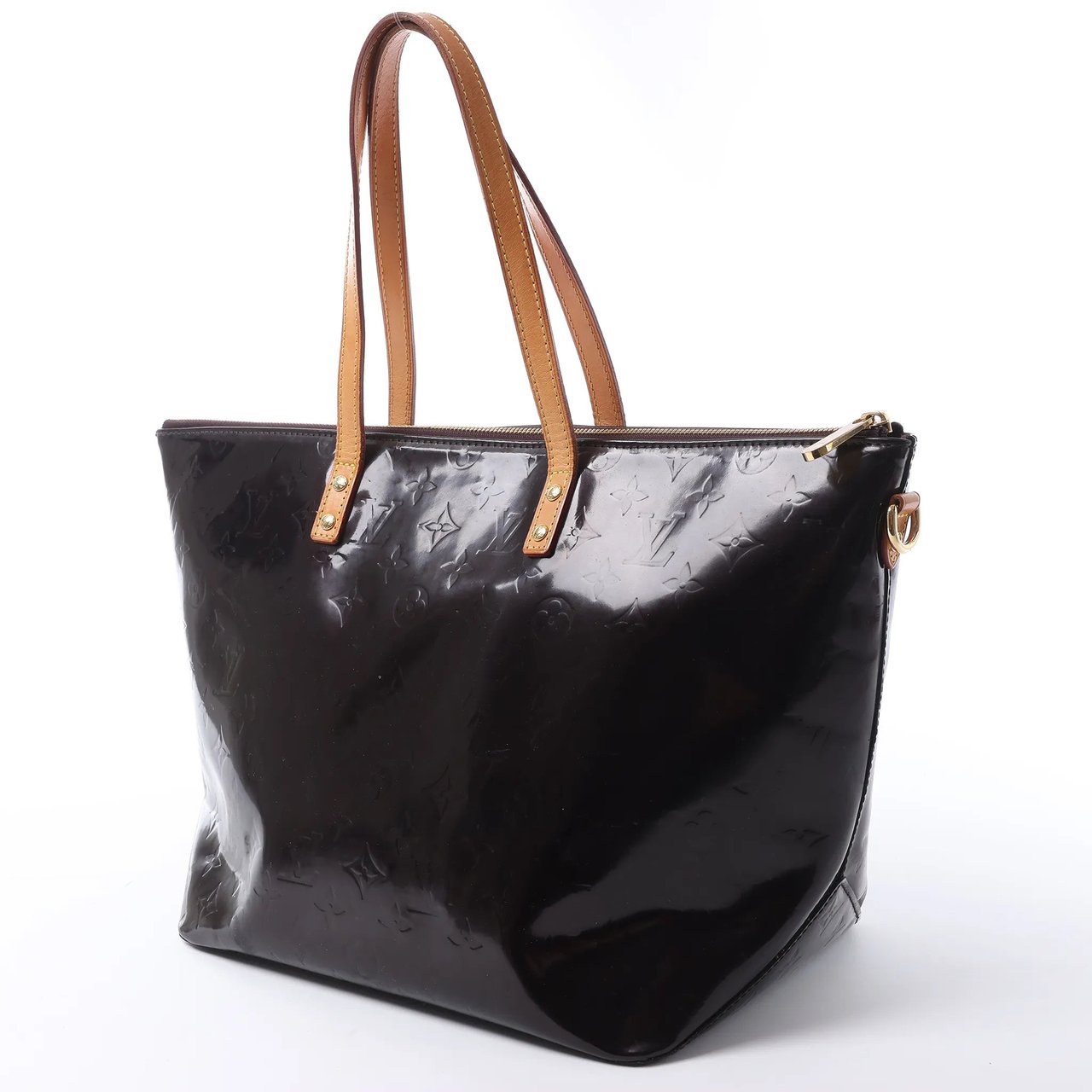 Louis Vuitton Bellevue GM Vernis Leather Shoulder Bag in Burgundy M93589 Divers