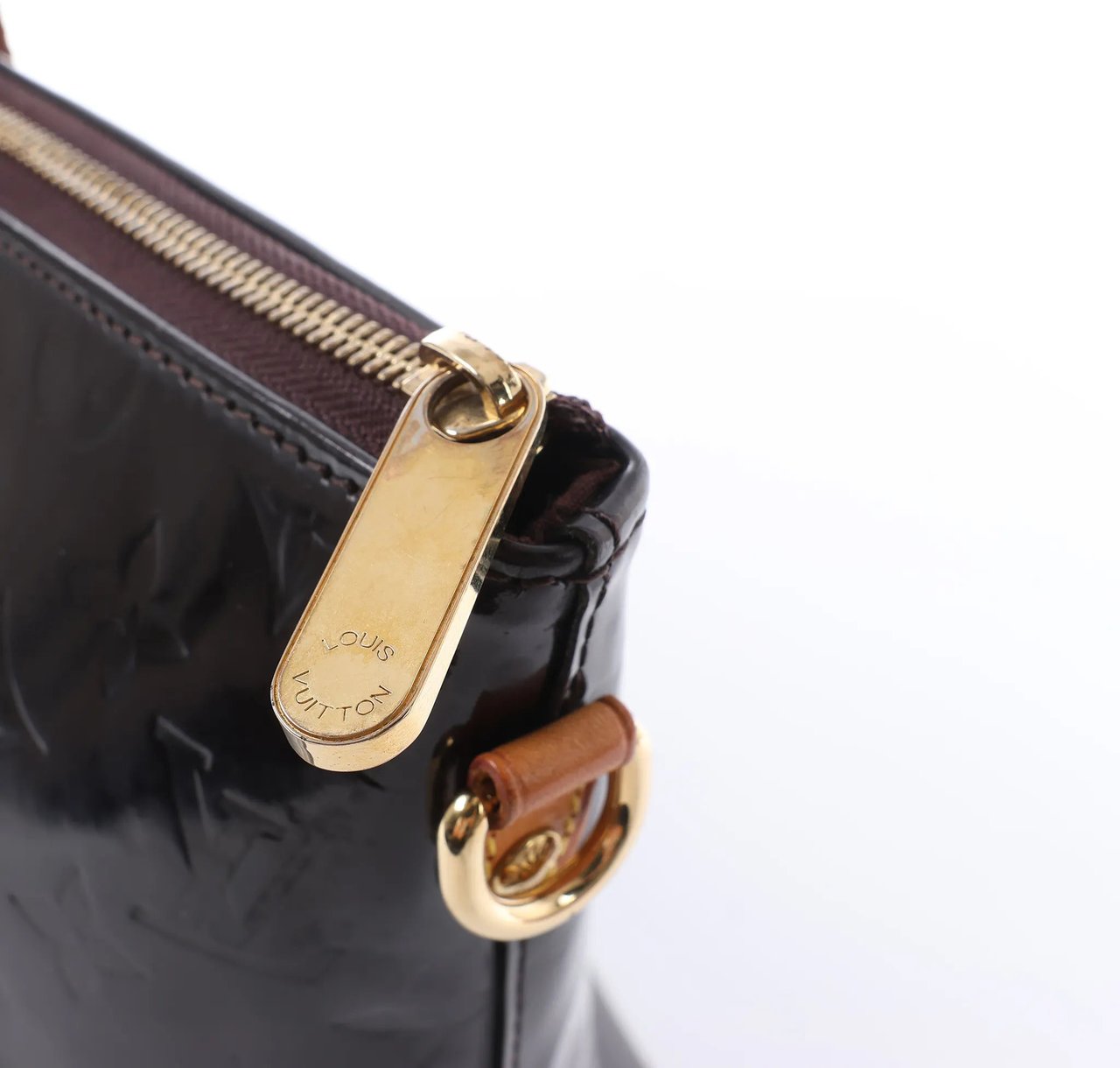 Louis Vuitton Bellevue GM Vernis Leather Shoulder Bag in Burgundy M93589 Divers