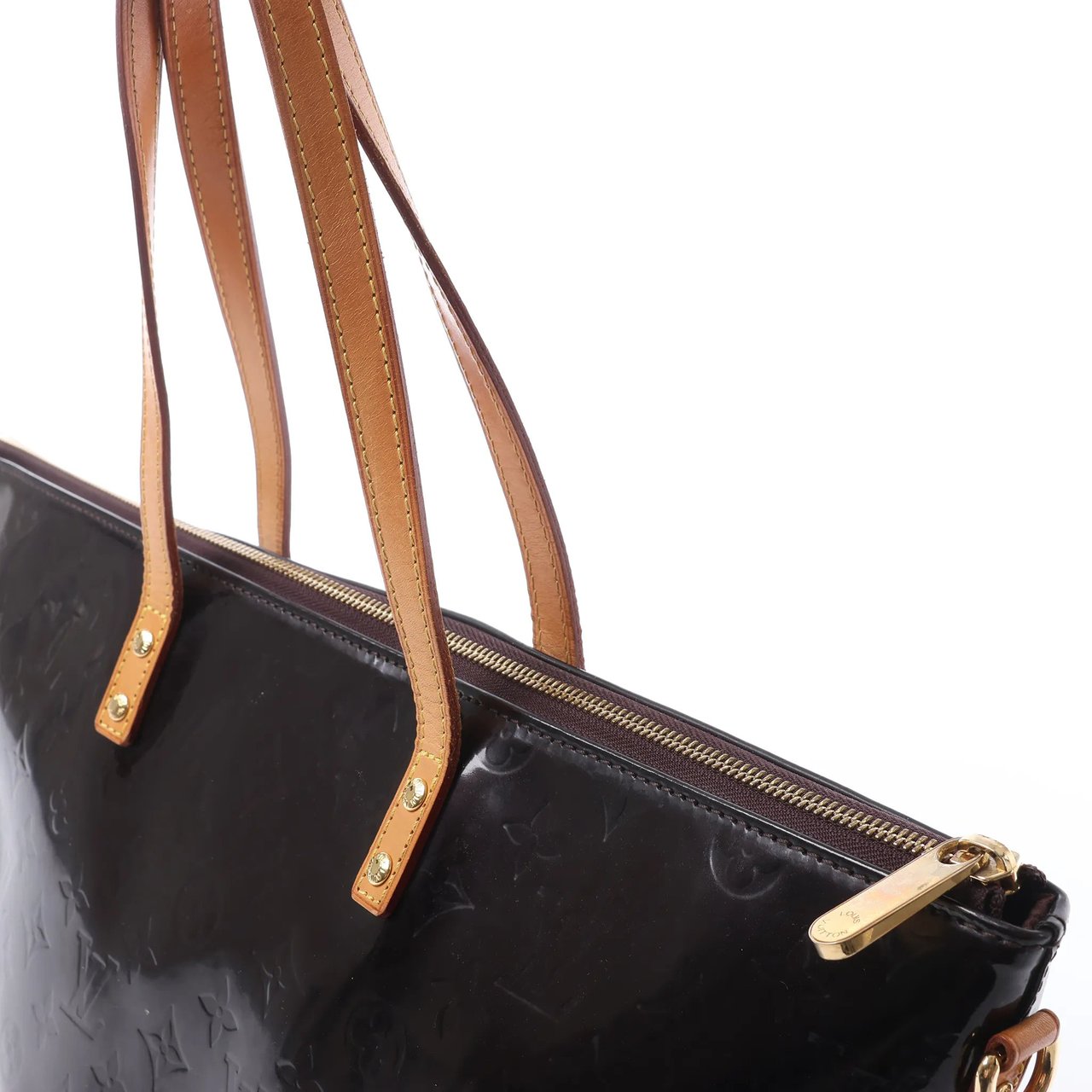 Louis Vuitton Bellevue GM Vernis Leather Shoulder Bag in Burgundy M93589 Divers