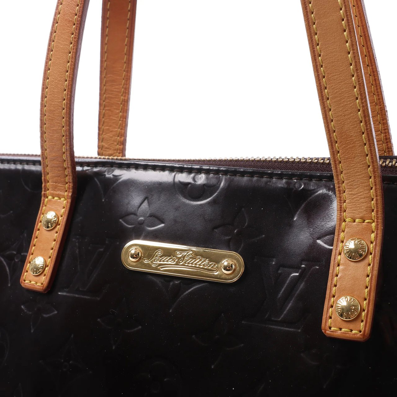 Louis Vuitton Bellevue GM Vernis Leather Shoulder Bag in Burgundy M93589 Divers