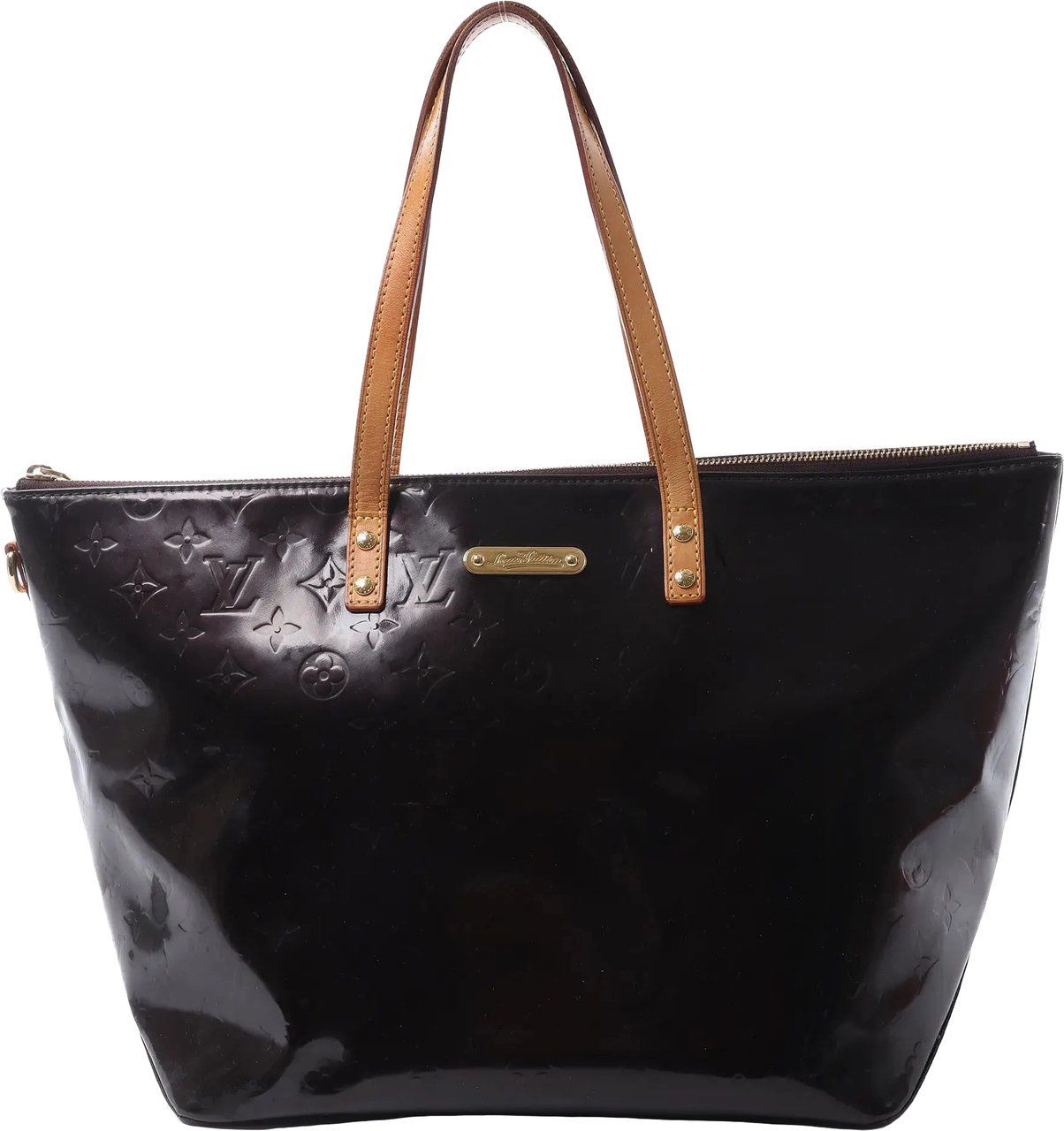 Louis Vuitton Bellevue GM Vernis Leather Shoulder Bag in Burgundy M93589 Divers