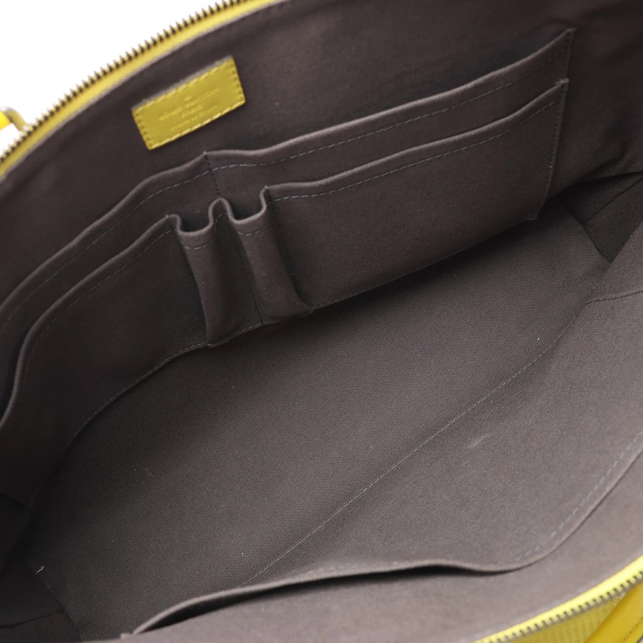 Louis Vuitton Porte-Documents Jour Damier Infini 2Way Handbag in Yellow N41391 Geel