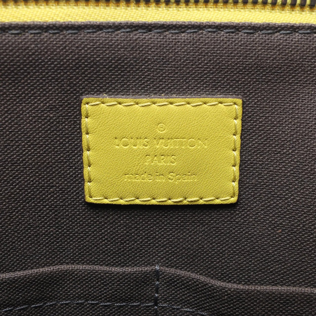 Louis Vuitton Porte-Documents Jour Damier Infini 2Way Handbag in Yellow N41391 Geel