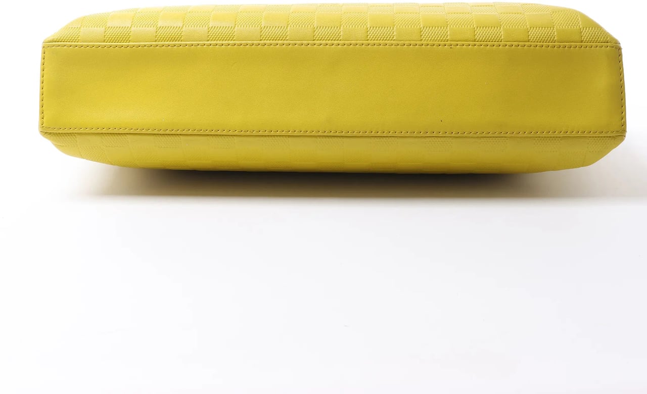Louis Vuitton Porte-Documents Jour Damier Infini 2Way Handbag in Yellow N41391 Geel