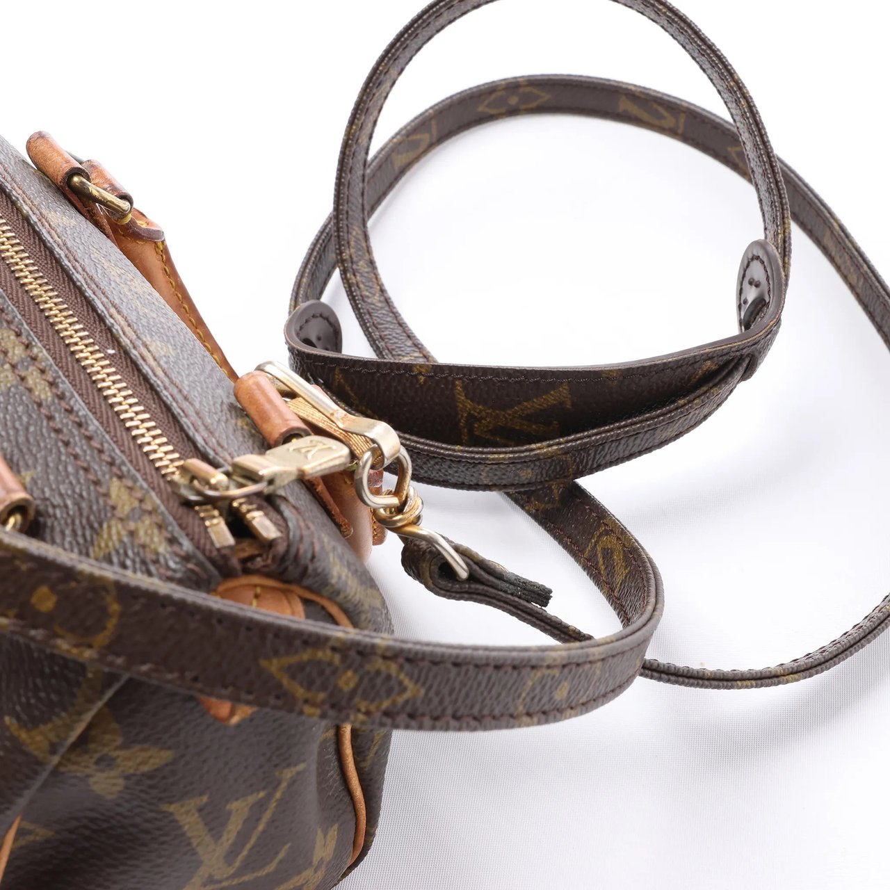 Louis Vuitton Speedy Nano Monogram 2Way Handbag in Brown M41534 Bruin