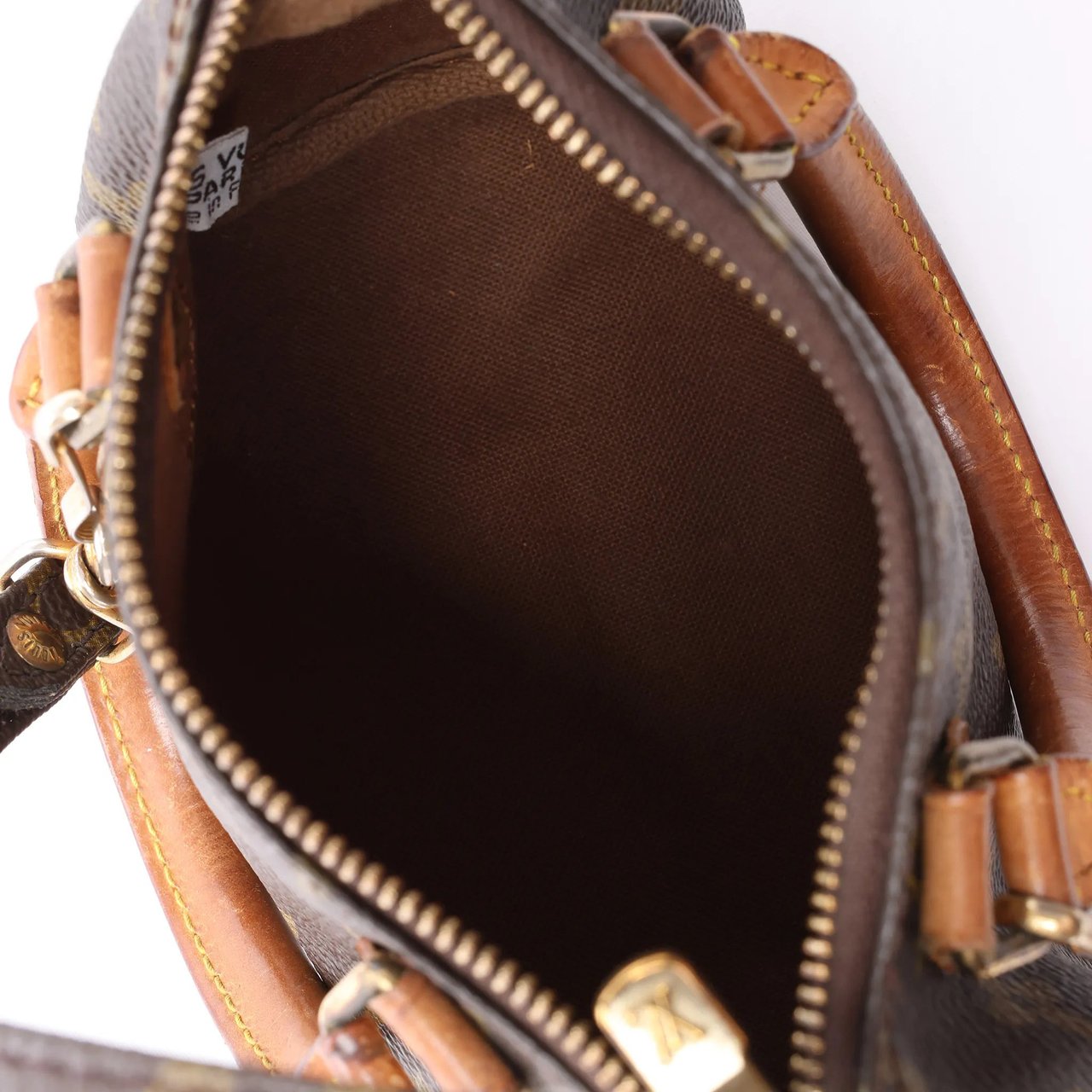 Louis Vuitton Speedy Nano Monogram 2Way Handbag in Brown M41534 Bruin