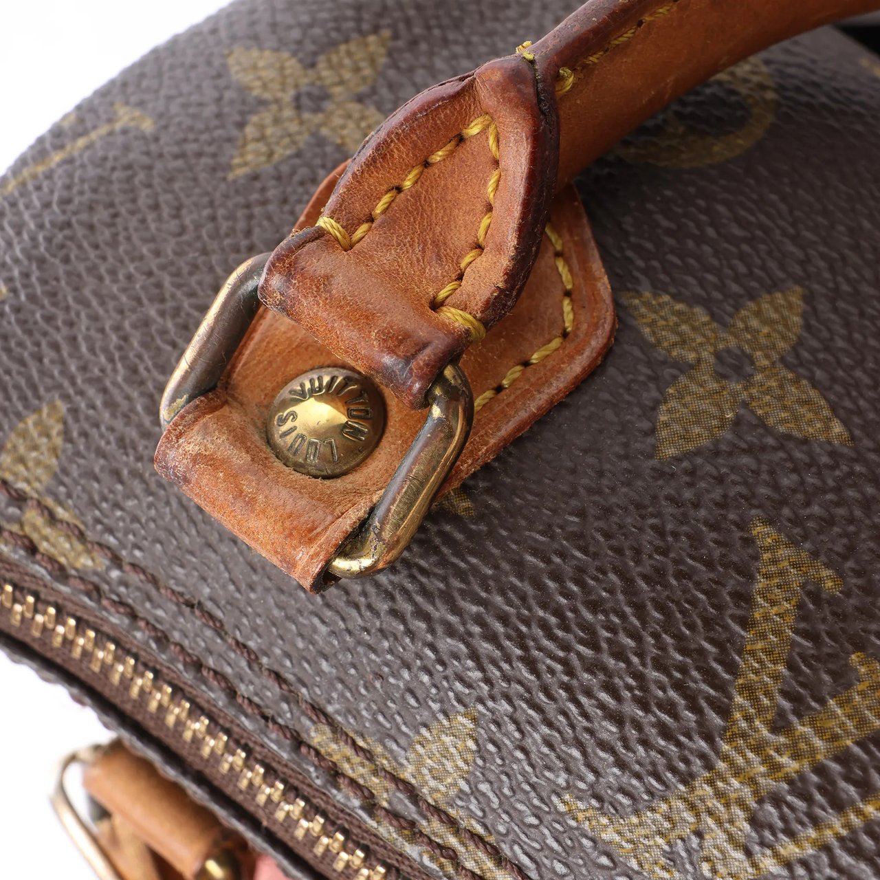 Louis Vuitton Speedy Nano Monogram 2Way Handbag in Brown M41534 Bruin