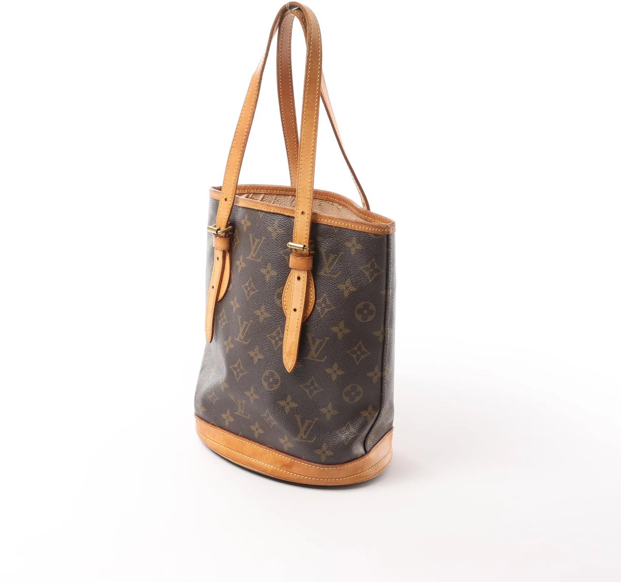 Louis Vuitton Bucket PM Monogram Canvas Shoulder Bag in Brown M42238 Bruin