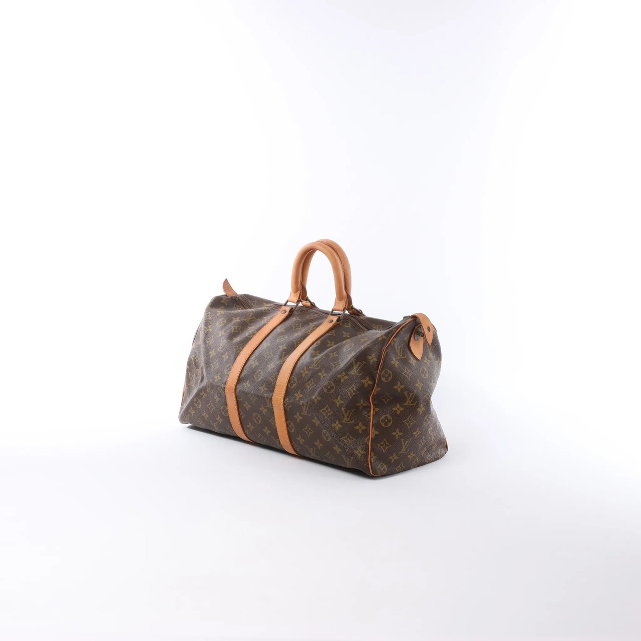 Louis Vuitton Keepall 45 Monogram Canvas Travel Bag in Brown M41428 Bruin