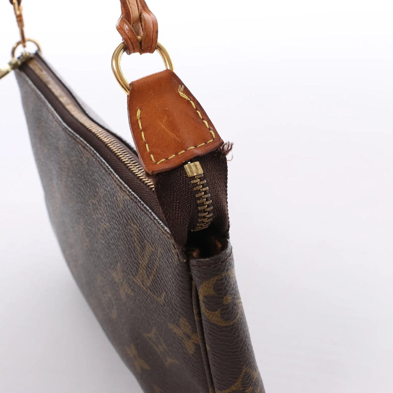 Louis Vuitton Pochette Accessoir Monogram Canvas Handbag in Brown M51980 Bruin