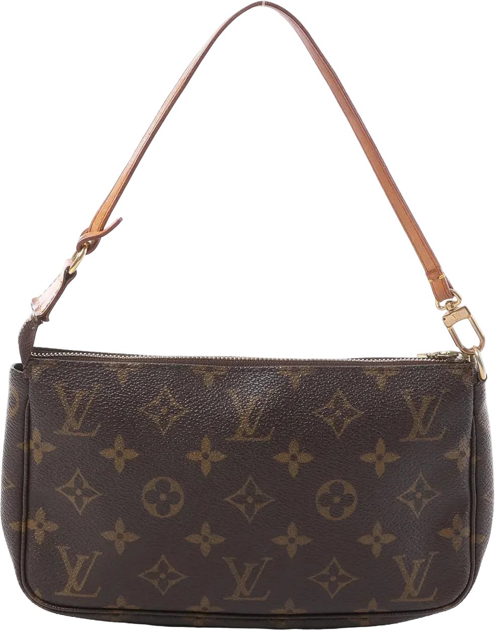 Louis Vuitton Pochette Accessoir Monogram Canvas Handbag in Brown M51980 Bruin