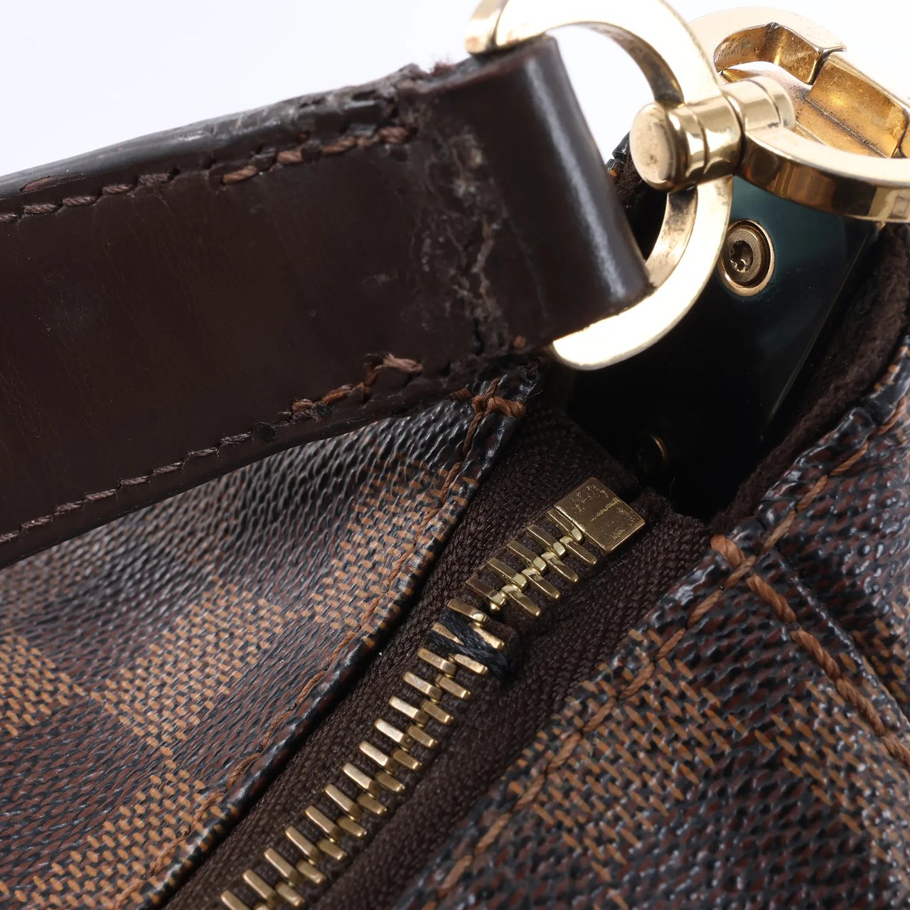 Louis Vuitton Portobello PM Damier Ebene Shoulder Bag in Brown N41184 Bruin