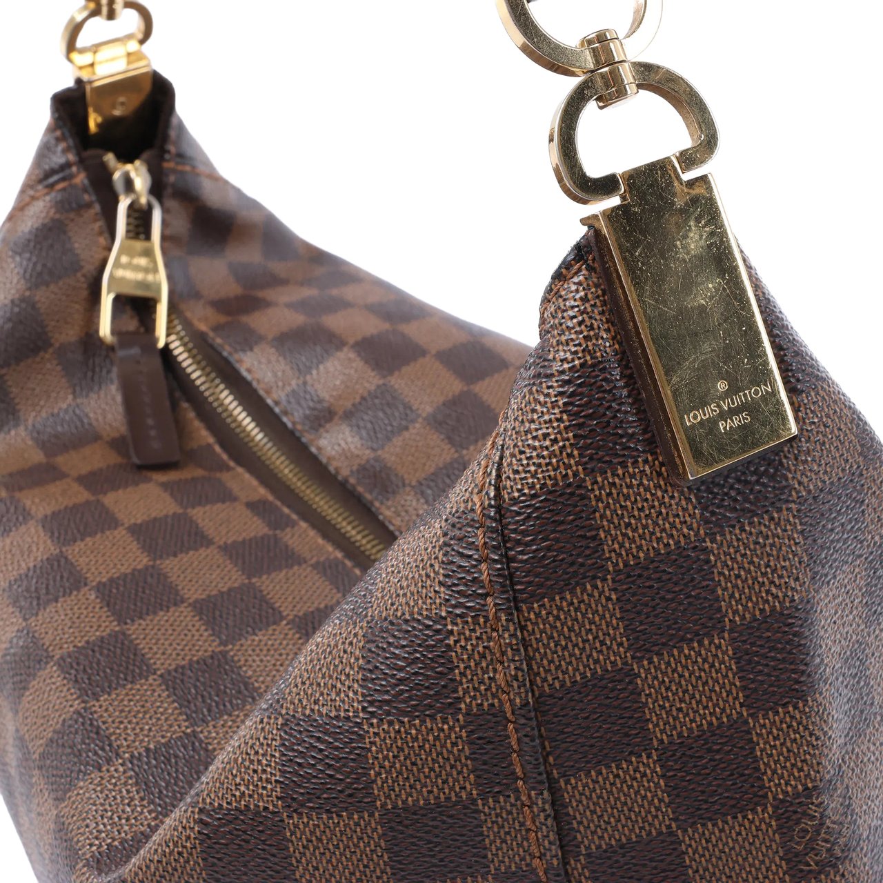 Louis Vuitton Portobello PM Damier Ebene Shoulder Bag in Brown N41184 Bruin