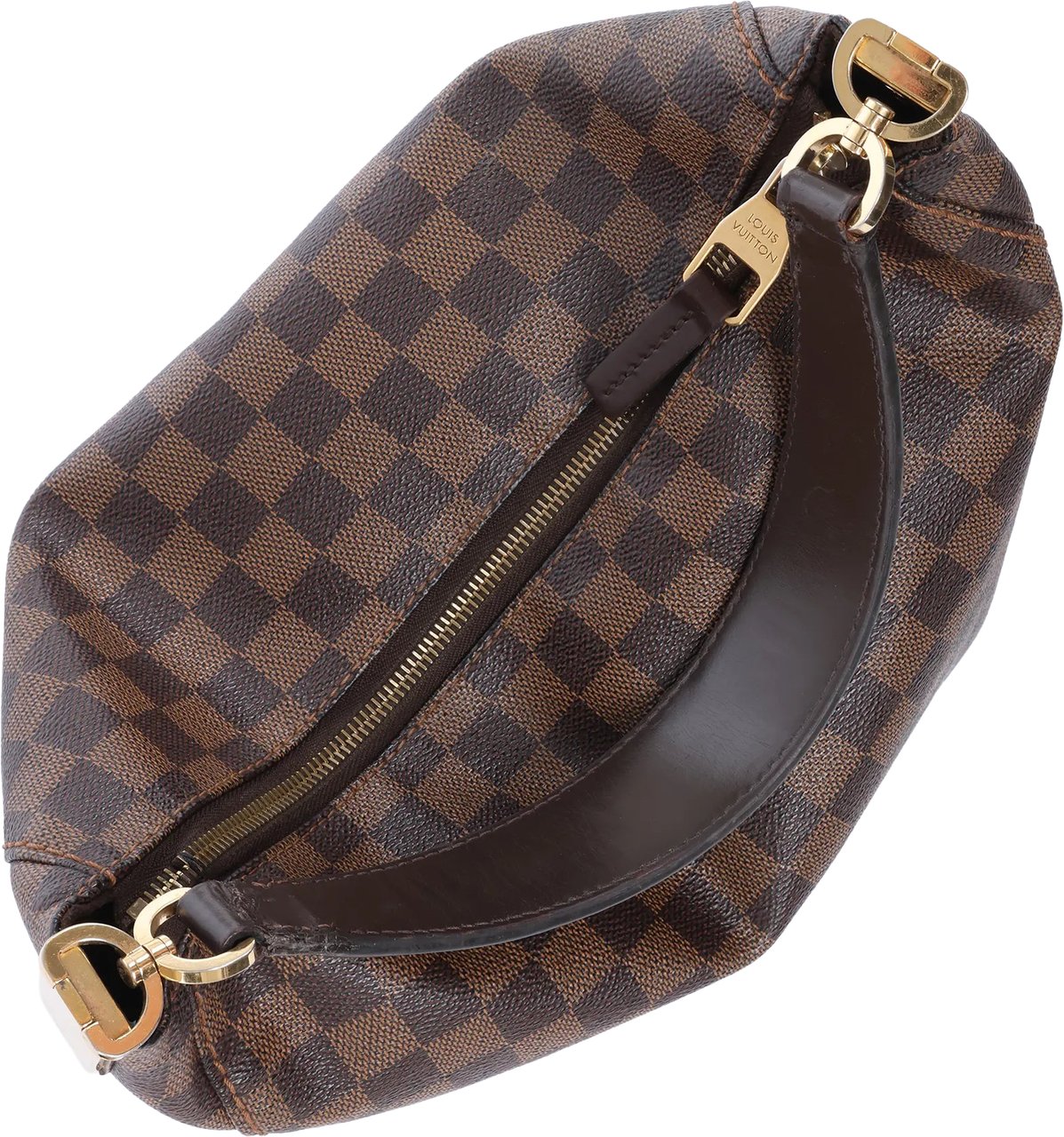 Louis Vuitton Portobello PM Damier Ebene Shoulder Bag in Brown N41184 Bruin