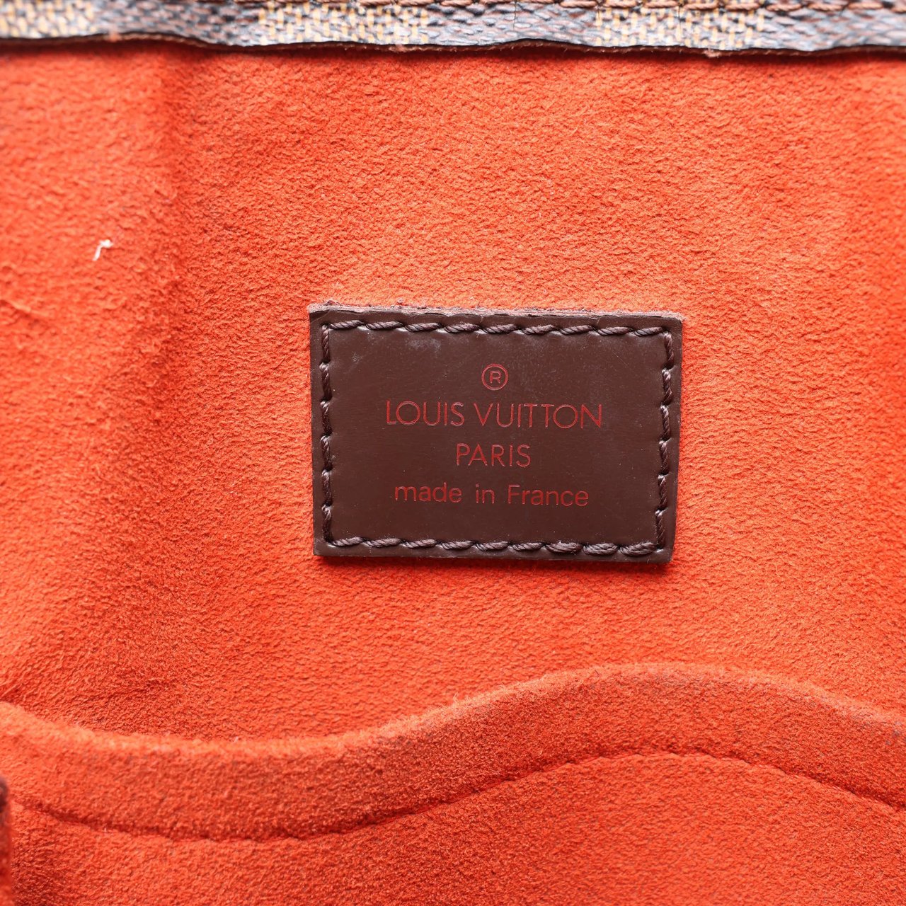 Louis Vuitton Sac Plat Damier Ebene Handbag in Brown N51140 Bruin