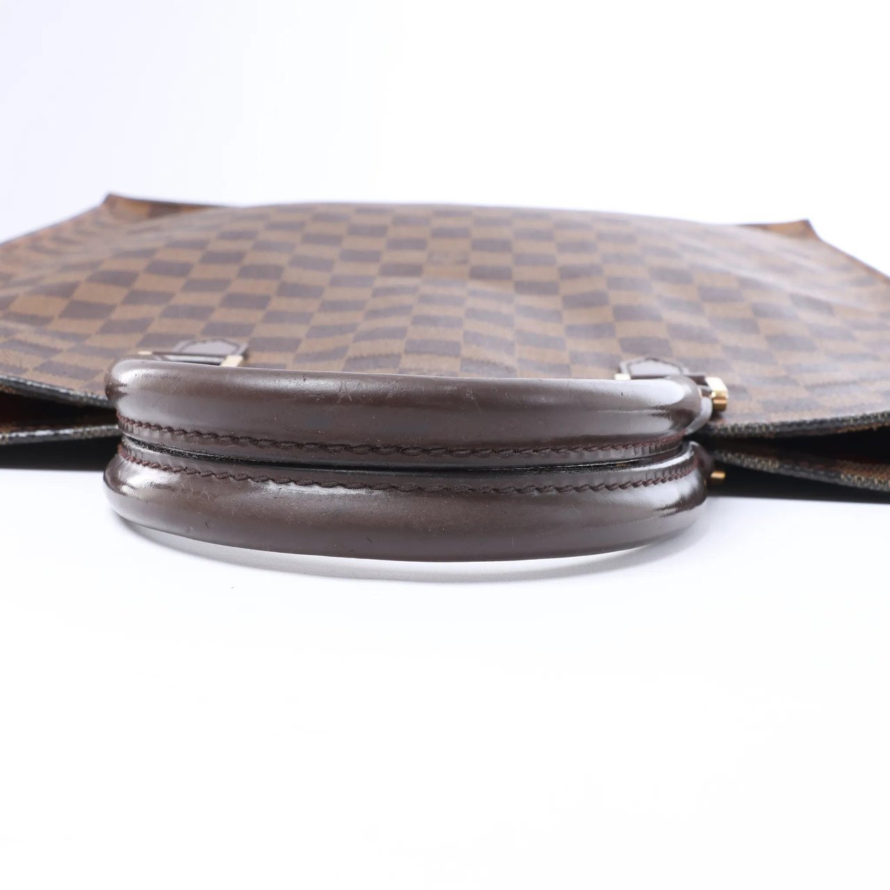 Louis Vuitton Sac Plat Damier Ebene Handbag in Brown N51140 Bruin