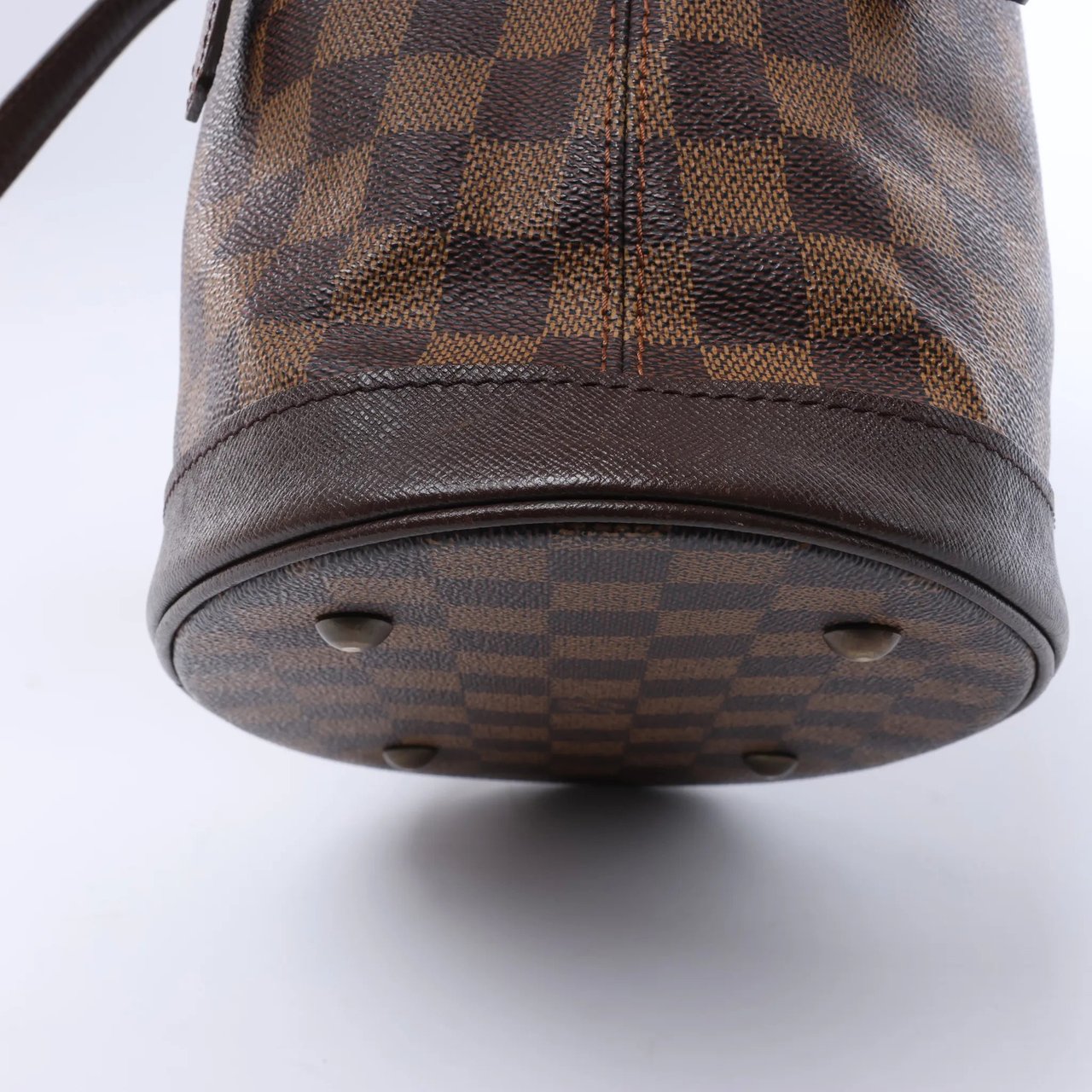 Louis Vuitton Malle Damier Ebene Shoulder Bag in Brown Bruin