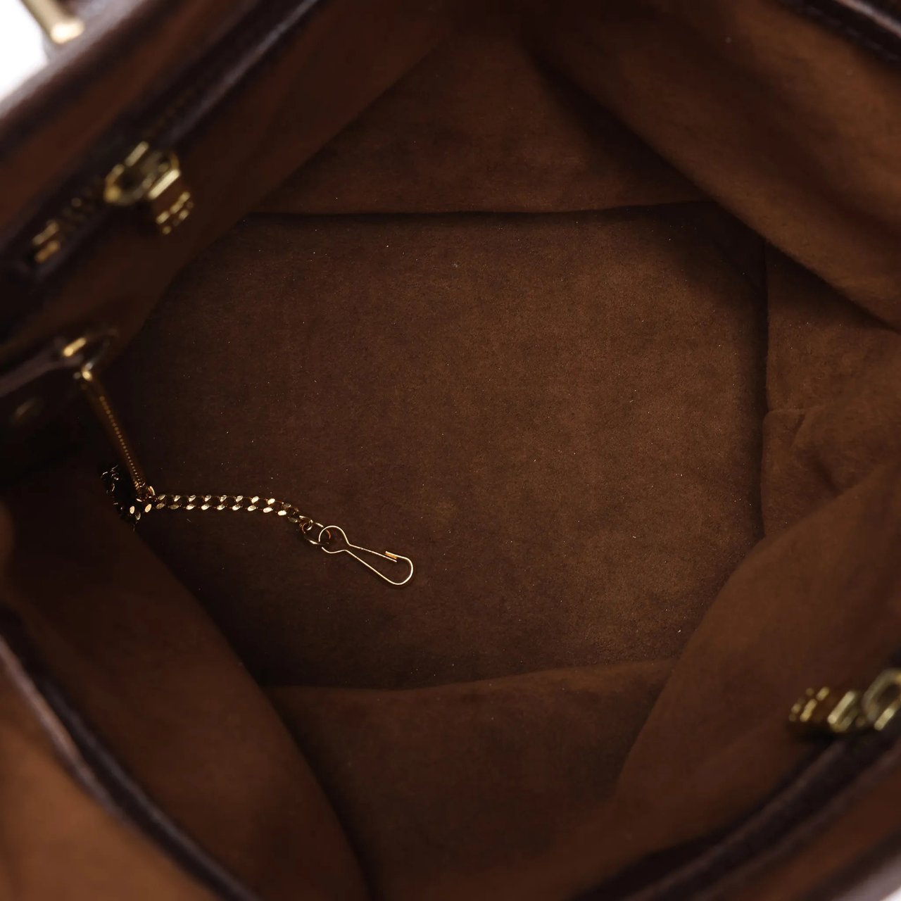 Louis Vuitton Malle Damier Ebene Shoulder Bag in Brown Bruin