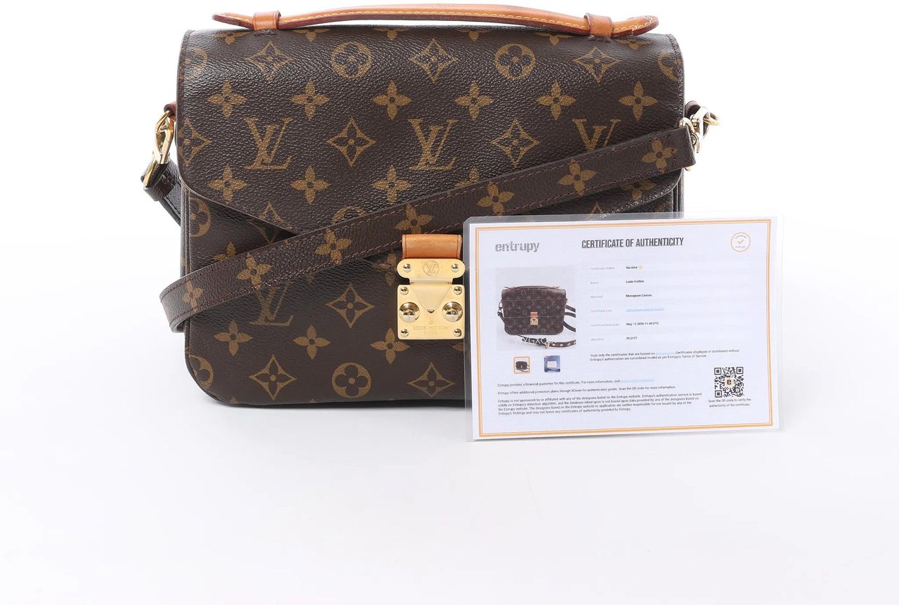 Louis Vuitton Metis MM Pochette Monogram Canvas Crossbody Bag in Brown M44875 Bruin