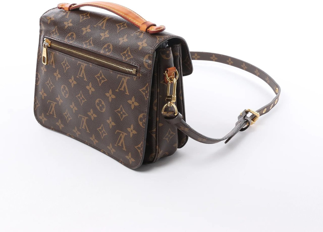 Louis Vuitton Metis MM Pochette Monogram Canvas Crossbody Bag in Brown M44875 Bruin