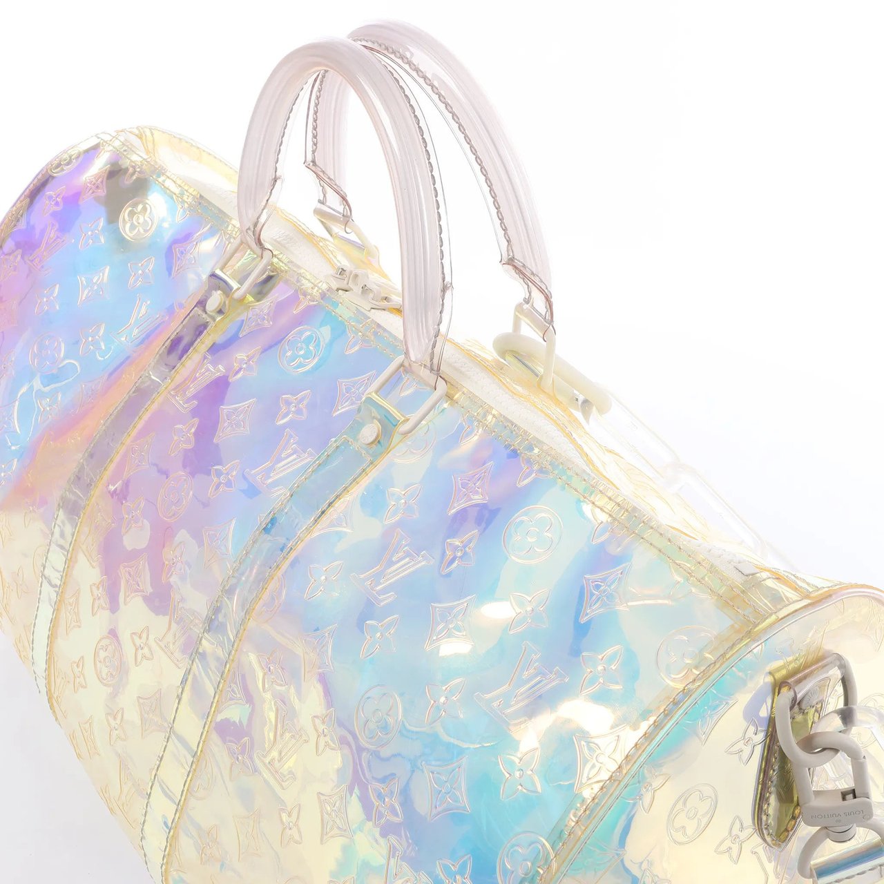 Louis Vuitton Keepall Bandoulière 50 Monogram Prism Travel Bag in Multicolor M53271 Divers