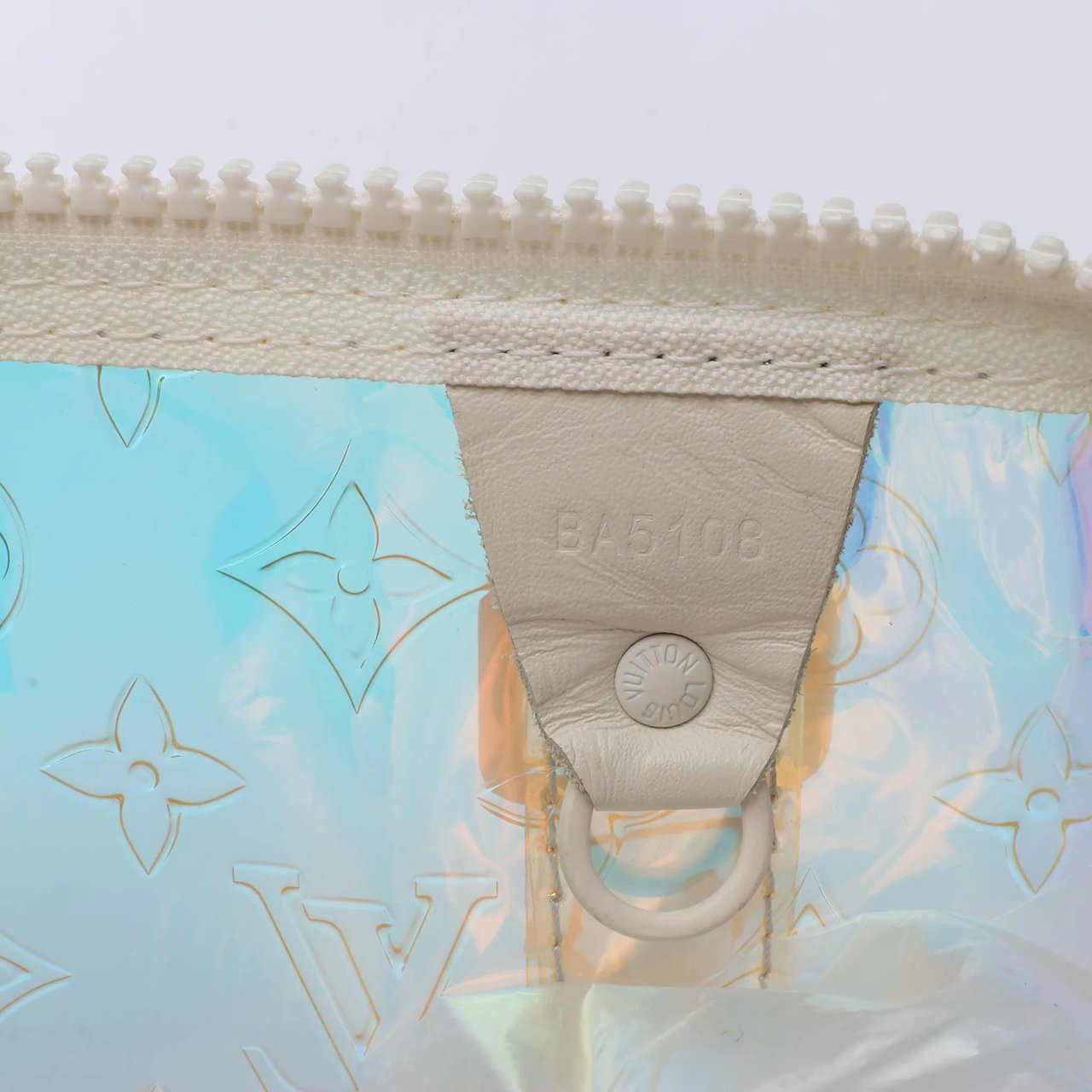 Louis Vuitton Keepall Bandoulière 50 Monogram Prism Travel Bag in Multicolor M53271 Divers