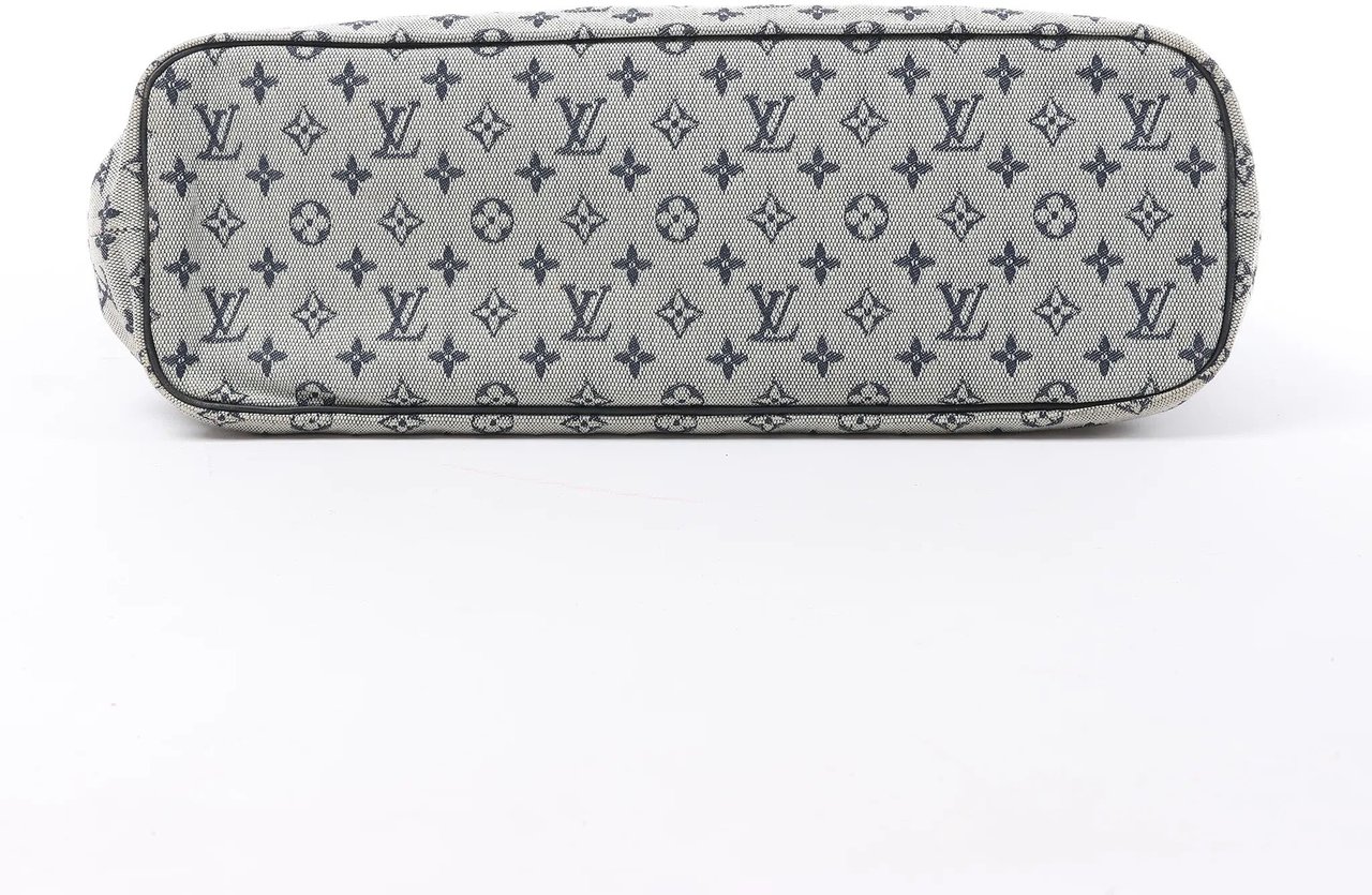 Louis Vuitton Mini Lucille GM Monogram Linen in Gray x Navy Blue M92609 Divers