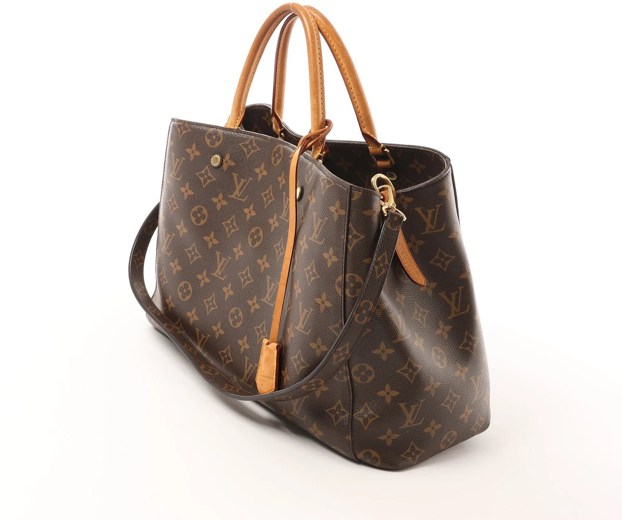 Louis Vuitton Montaigne GM Monogram 2Way Handbag in Brown M41067 Bruin