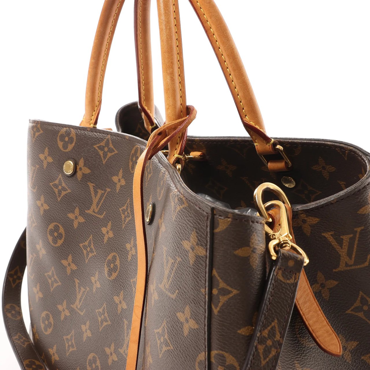 Louis Vuitton Montaigne GM Monogram 2Way Handbag in Brown M41067 Bruin