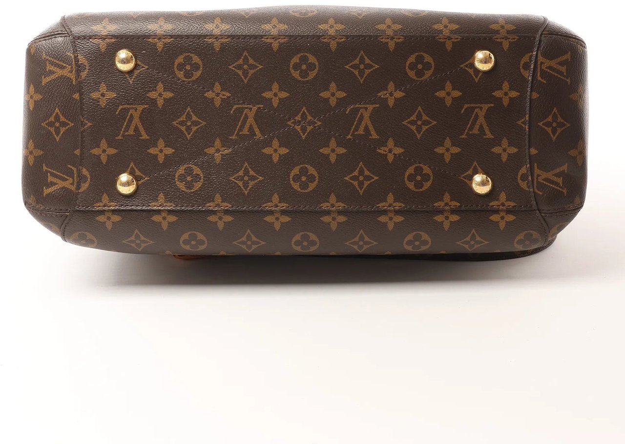Louis Vuitton Montaigne GM Monogram 2Way Handbag in Brown M41067 Bruin