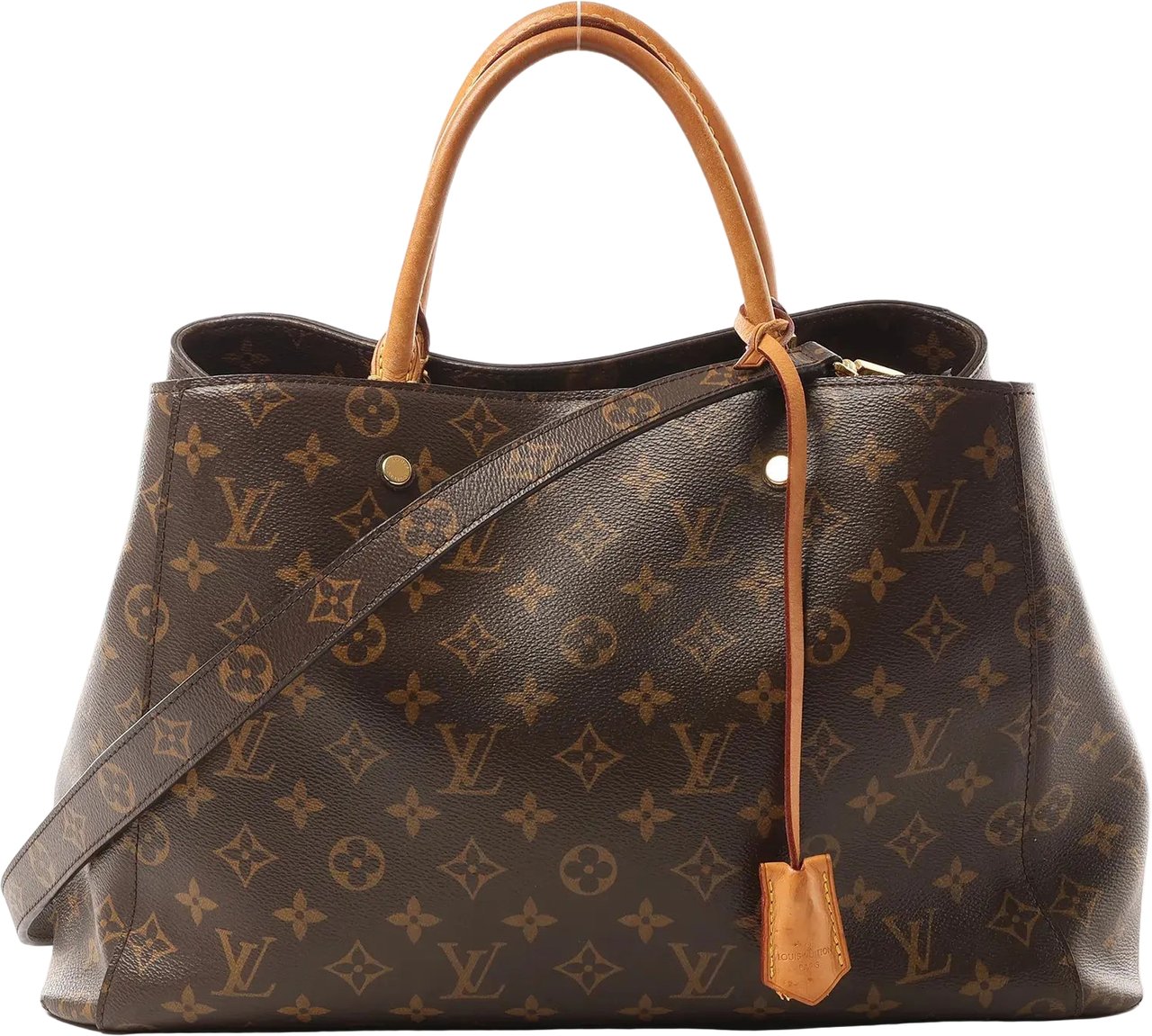 Louis Vuitton Montaigne GM Monogram 2Way Handbag in Brown M41067 Bruin