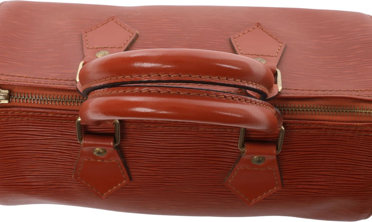 Louis Vuitton Speedy 25 Epi Leather Handbag in Brown M43013 Bruin