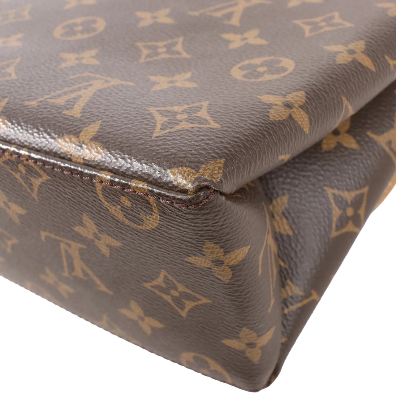 Louis Vuitton Monogram Marignan 2Way Female Handbag in Brown x Red M44286 Divers