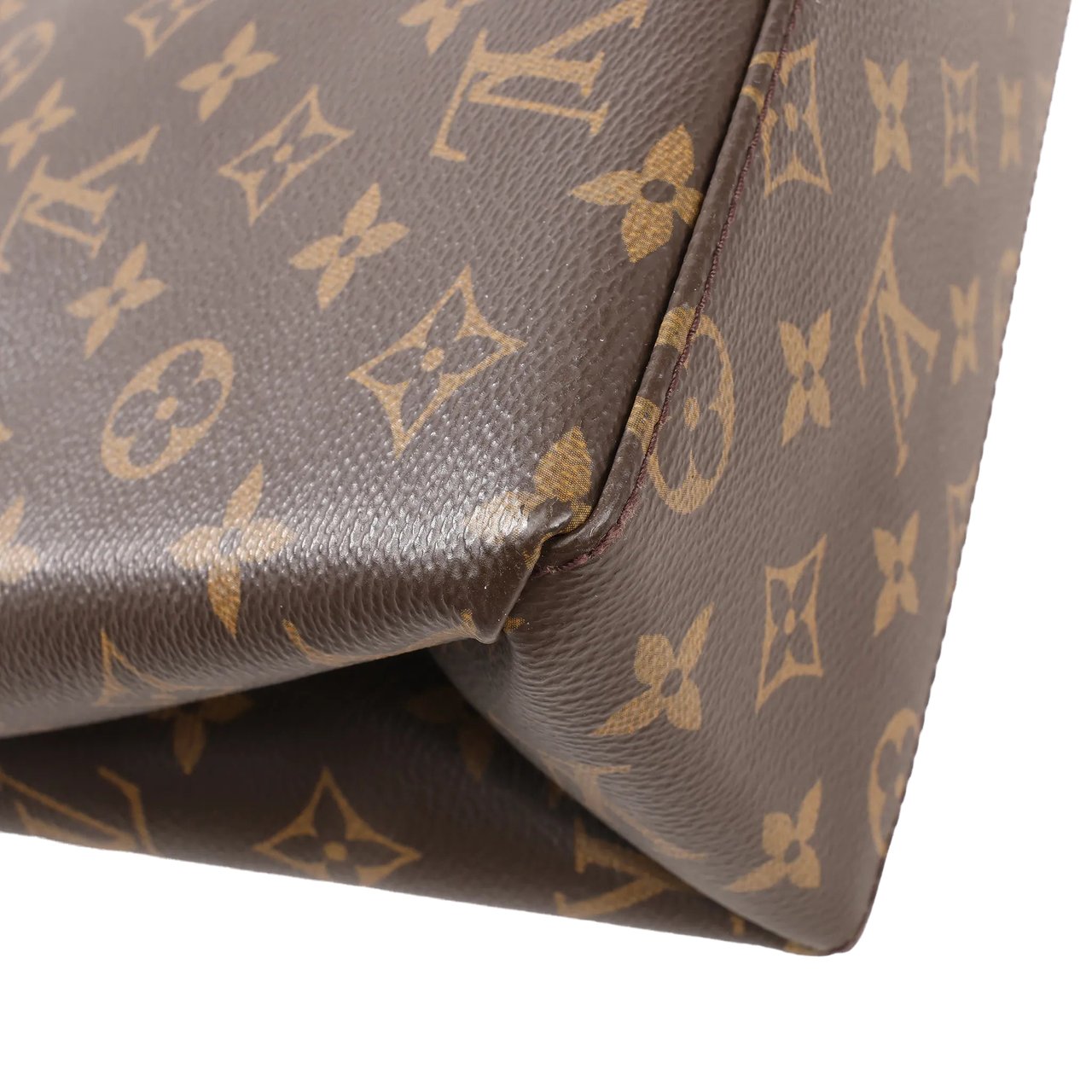 Louis Vuitton Monogram Marignan 2Way Female Handbag in Brown x Red M44286 Divers