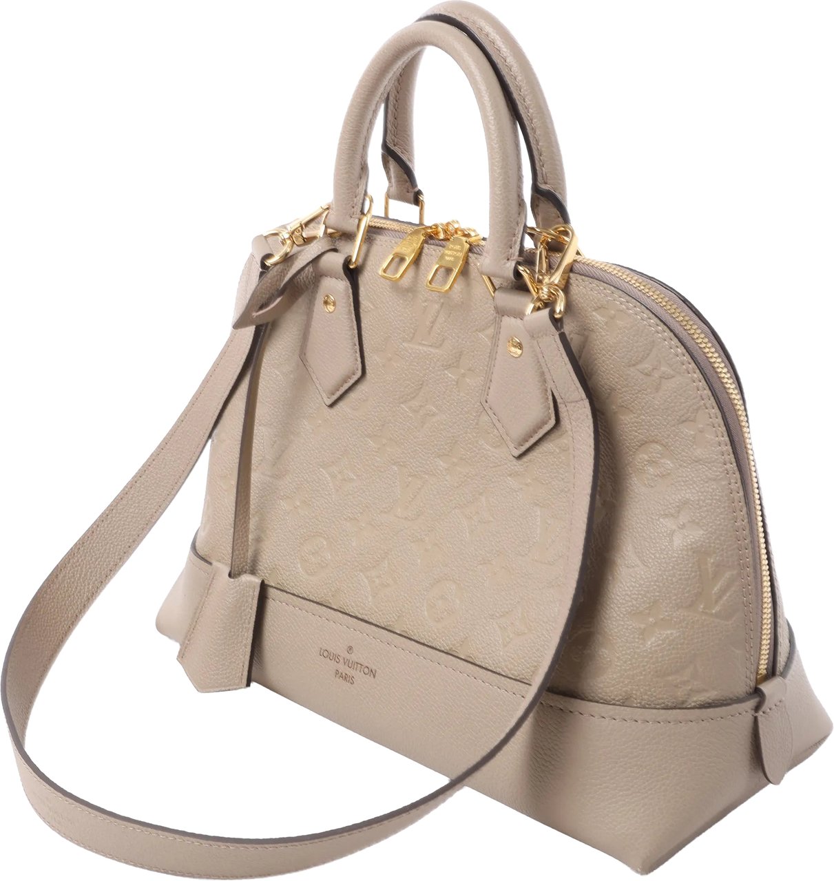 Louis Vuitton Alma PM Monogram Empreinte Neo 2Way Handbag in Beige M44885 Beige