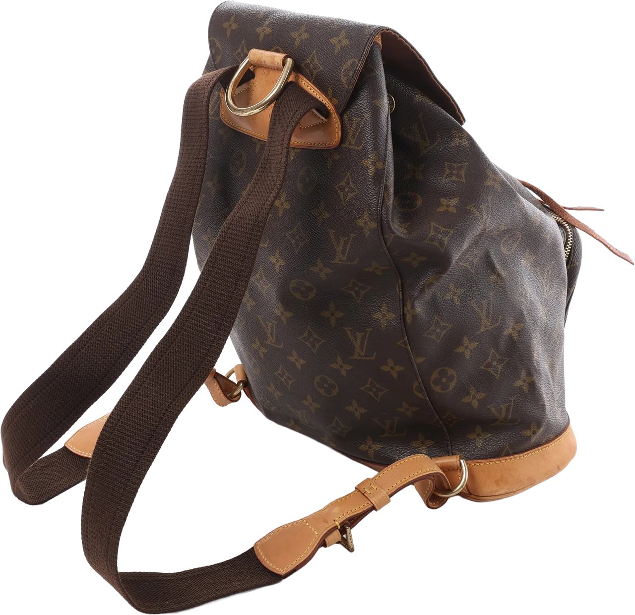 Louis Vuitton Montsouris GM Monogram Canvas Vintage Backpack in Brown M51135 Bruin