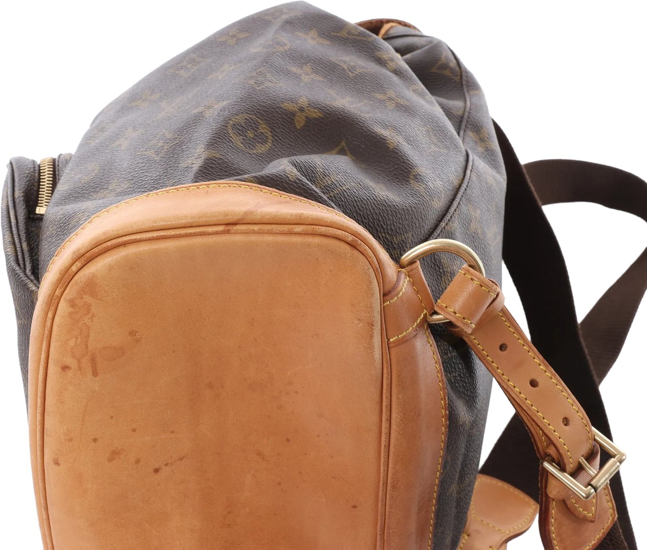 Louis Vuitton Montsouris GM Monogram Canvas Vintage Backpack in Brown M51135 Bruin