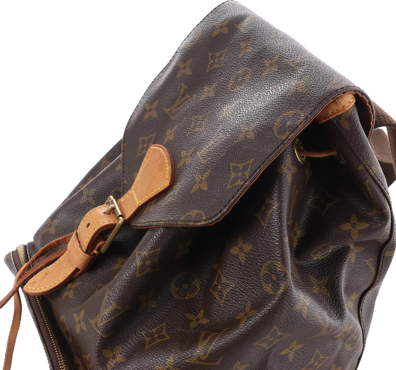 Louis Vuitton Montsouris GM Monogram Canvas Vintage Backpack in Brown M51135 Bruin