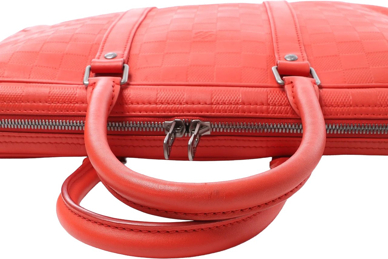 Louis Vuitton Porte Documents Voyages Damier Infini Handbag in Red M56004 Rood