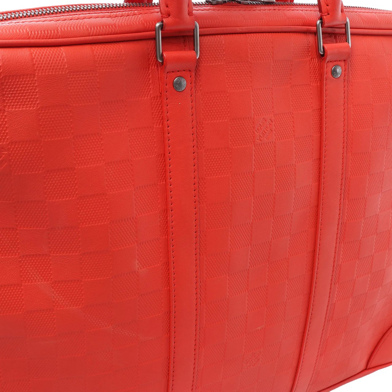 Louis Vuitton Porte Documents Voyages Damier Infini Handbag in Red M56004 Rood