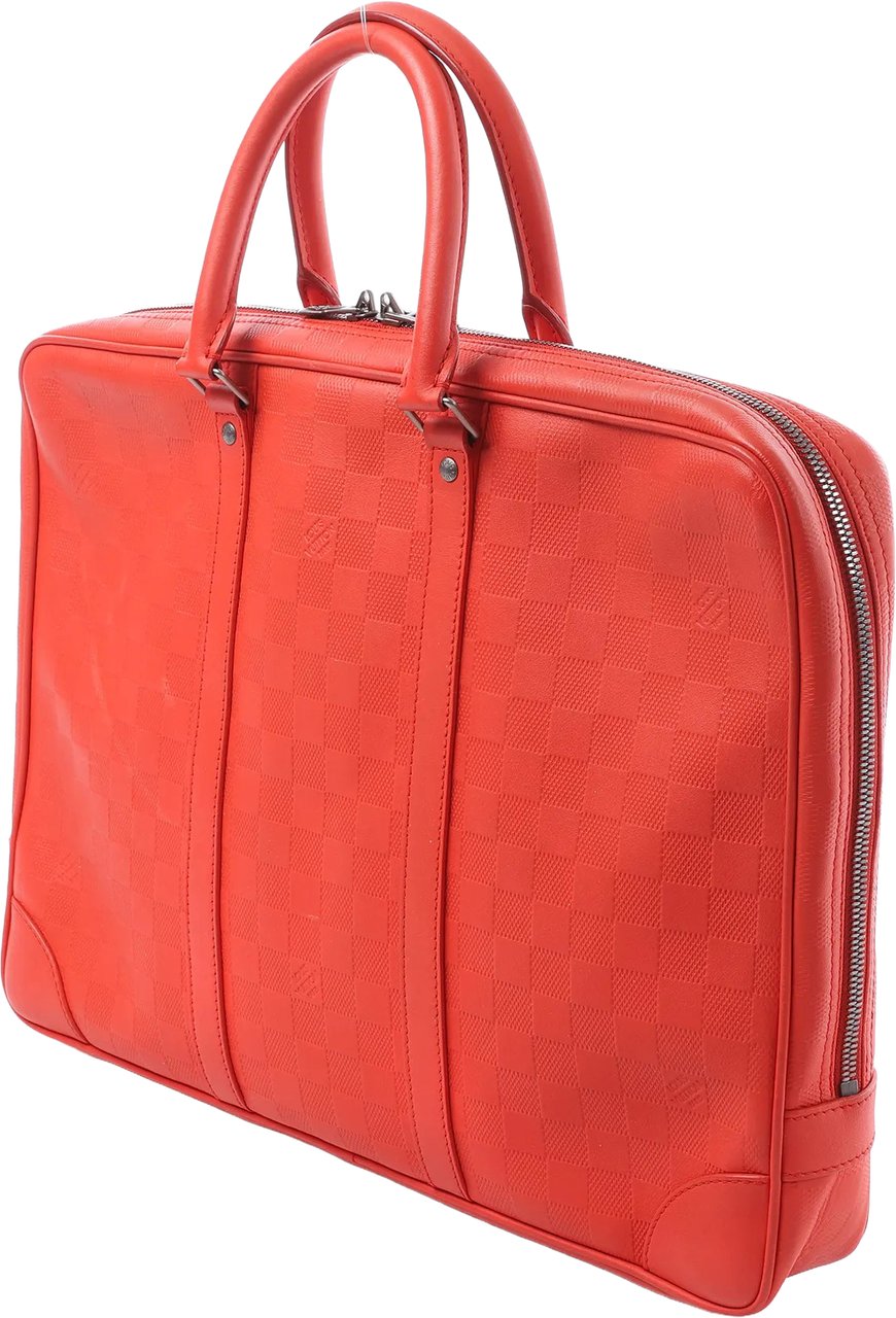 Louis Vuitton Porte Documents Voyages Damier Infini Handbag in Red M56004 Rood